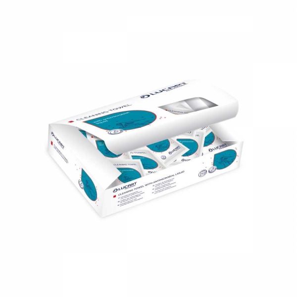 Lingettes hydroalcoolique/ carton de 1200 - LUCART - Lingette