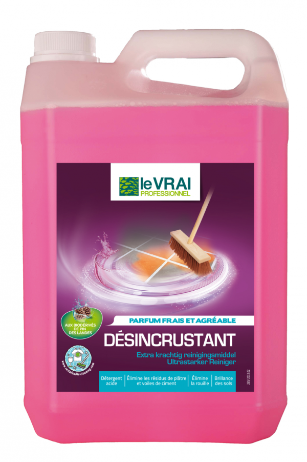 Desincrustant voile de ciment - le vrai - 5 litres - LE VRAI PROFESSIONNEL - Décapage
