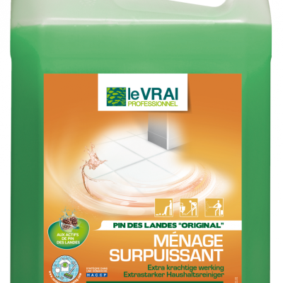 Le vrai - menage surpuissant concentre - 5 litres - LE VRAI PROFESSIONNEL - Détergents sol