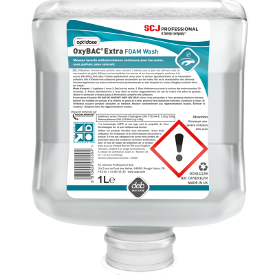 Oxybac fresh foam wash / carton 6*1l - SC JOHNSON - SAVONS ET GELS POUR LES MAINS