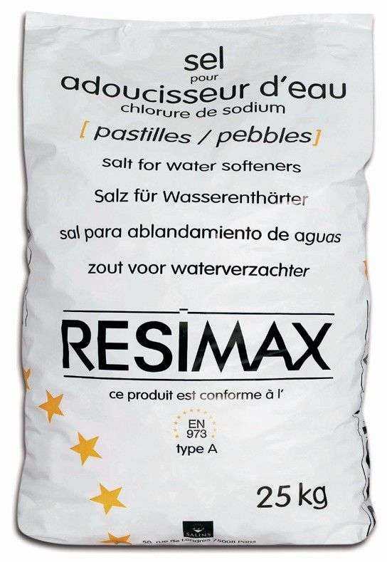 Sel pour adoucisseur le sac de 25kg - DISTRISEL - HYGIENE CUISINE