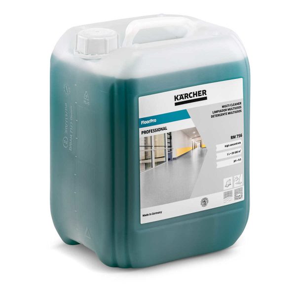 Détergent multisurface rm756 le bidon de 10 litres - KARCHER - Détergent autolaveuse