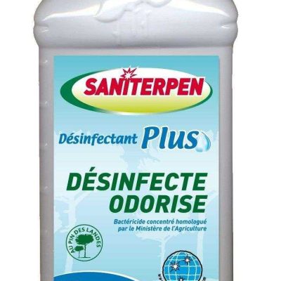 Saniterpen desinfectant plus - flacon de 1 litre - LE VRAI PROFESSIONNEL - La désinfection