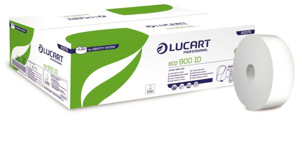 Papier hygiÈnique identity 2 plis blanc lot de 12 - LUCART - Papier toilette et distributeur