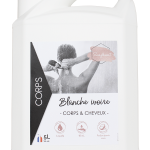 Gel douche corps et cheveux au parfum jasmin coco - bidon 5l - HYDRACHIM - SAVONS ET GELS POUR LES MAINS
