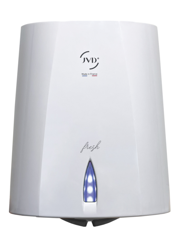 Seche mains a air pulse sup'air fresh blanc - JVD - Sèche-mains électrique et seche main air pulsé