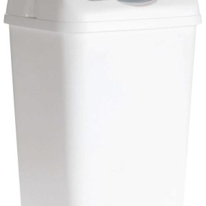Poubelle couvercle basculant swing 35 litres - TAMPEL - Poubelles bureaux