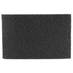 Tampon abrasif noir 15*23cm le lot de 10 - TAMPEL - HYGIENE CUISINE