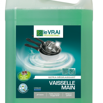 Le vrai liquide vaisselle main ultra degraissant 5l - LE VRAI PROFESSIONNEL - Vaisselle main