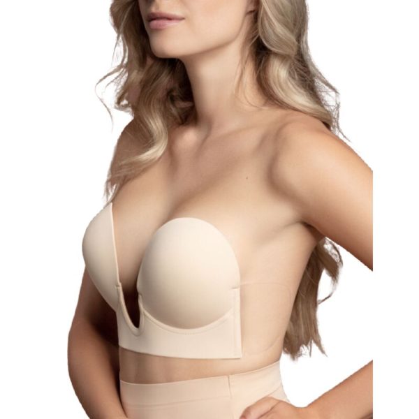 BYE-BRA - SOUTIEN-GORGE SANS POIGNÉES BEIGE BONNET C - – Image 2