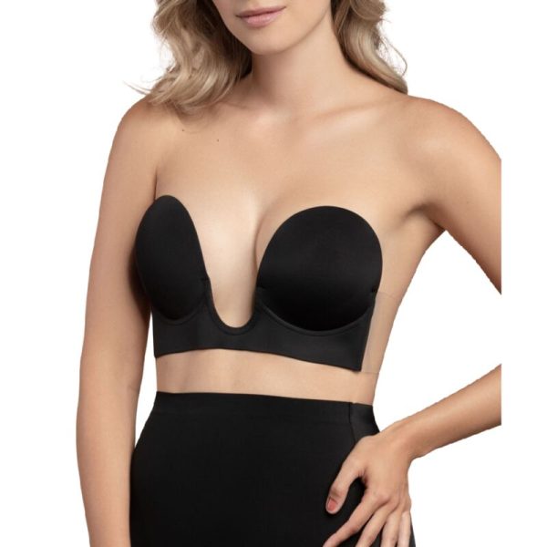 BYE-BRA - SOUTIEN-GORGE SANS POIGNÉES NOIR BONNET E -