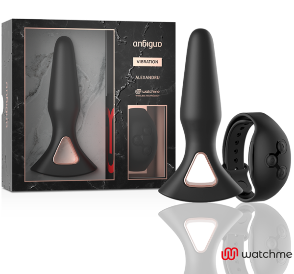 ANBIGUO - WATCHME VIBRATEUR TÉLÉCOMMANDE PLUG ANAL ALEXANDRU - – Image 2