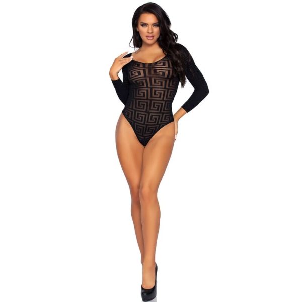 LEG AVENUE - MOSAIC SNAP CROTH BODY TAILLE UNIQUE - – Image 2