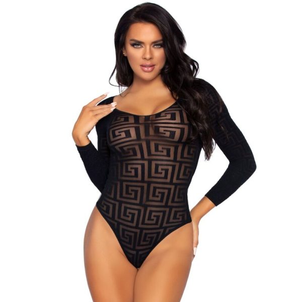 LEG AVENUE - MOSAIC SNAP CROTH BODY TAILLE UNIQUE -
