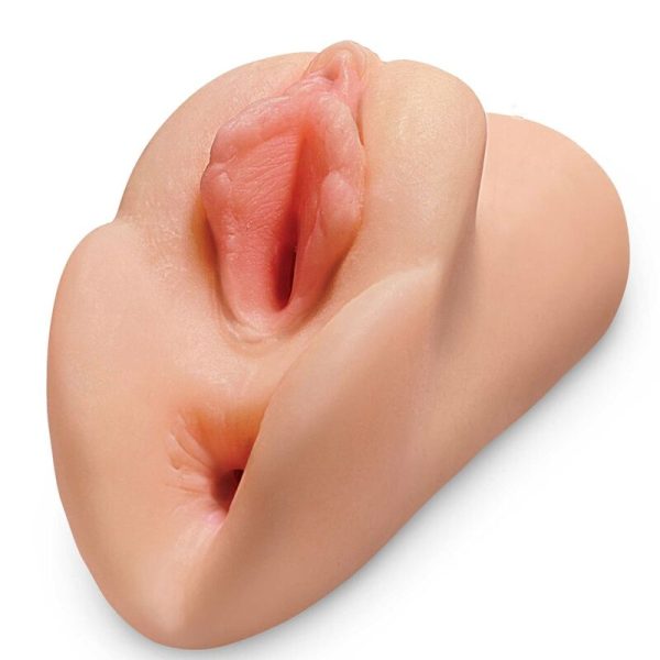 PDX PLUS - MASTURBATEUR NATUREL VAGIN ET ANUS DOUBLE STROKER CHATTE PARFAITE -