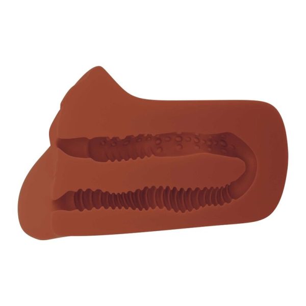PDX PLUS - MASTURBATEUR DOUBLE MARRON CHOISISSEZ VOTRE PLAISIR - – Image 3
