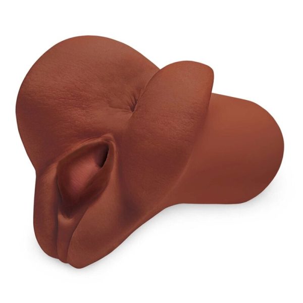 PDX PLUS - MASTURBATEUR DOUBLE MARRON CHOISISSEZ VOTRE PLAISIR - – Image 2