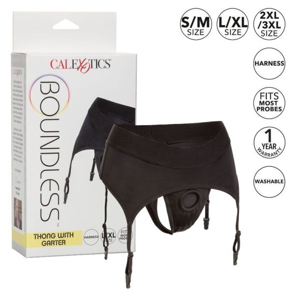 CALIFORNIA EXOTICS - BOUNDLESS STRING AVEC JARRETIÈRE S/M - – Image 2