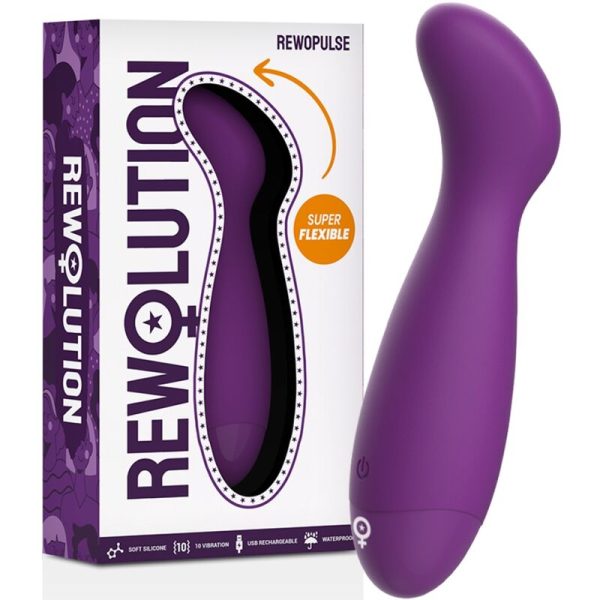 REWOLUTION - REWOPULSE VIBRATEUR FLEXIBLE STIMULATEUR DE POINT G - – Image 3