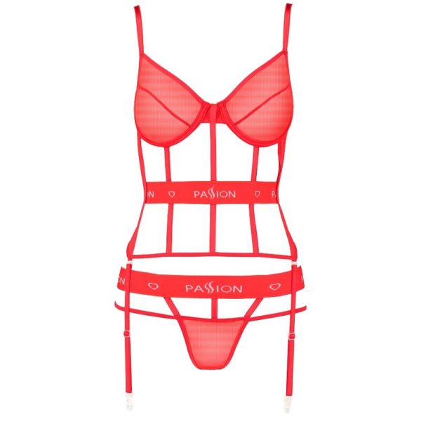PASSION - CORSET KYOUKA ROUGE L/XL - – Image 2