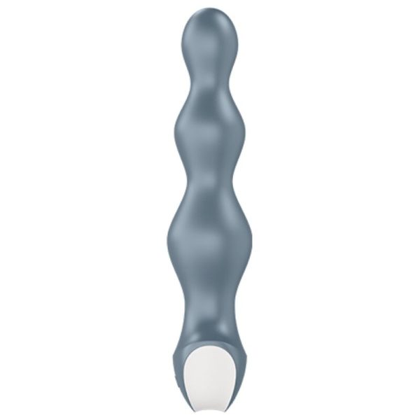 SATISFYER - VIBRATEUR LOLLI PLUG 2 PLUG  GRIS - – Image 4