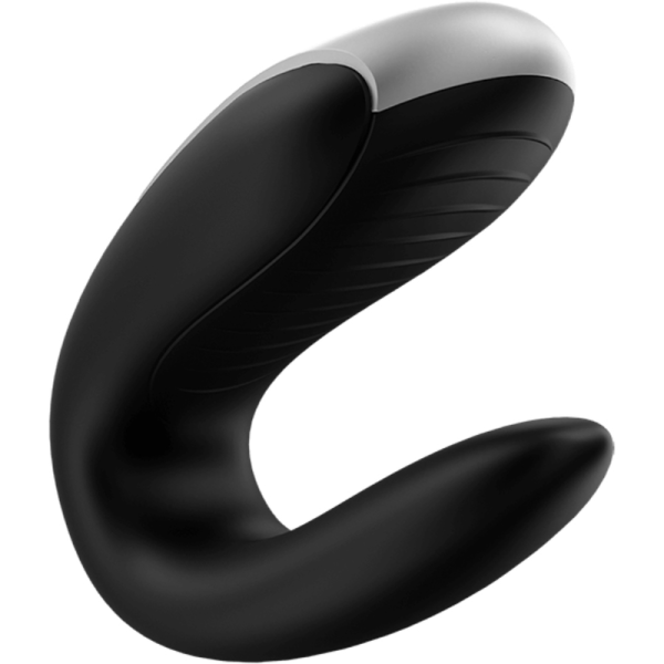SATISFYER - VIBRATEUR PARTENAIRE DOUBLE FUN NOIR - – Image 5
