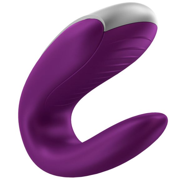 SATISFYER - VIBRATEUR PARTENAIRE DOUBLE FUN VIOLET - – Image 7