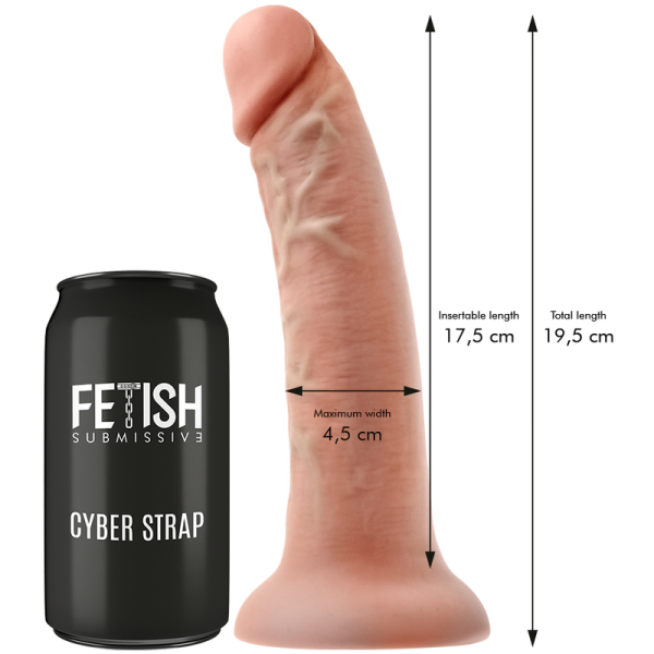 FETISH SUBMISSIVE CYBER STRAP - HARNAIS AVEC TÉLÉCOMMANDE DILDO WATCHME M TECHNOLOGIE - – Image 3