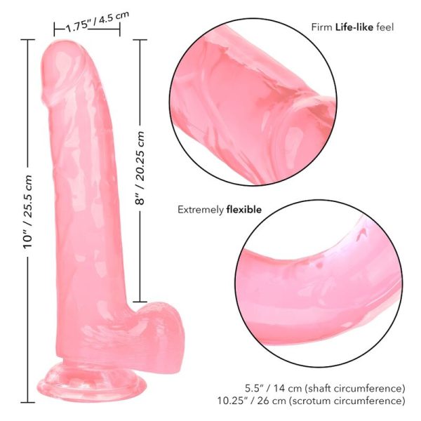 CALIFORNIA EXOTICS - GODE REINE TAILLE ROSE 20.3 CM - – Image 3
