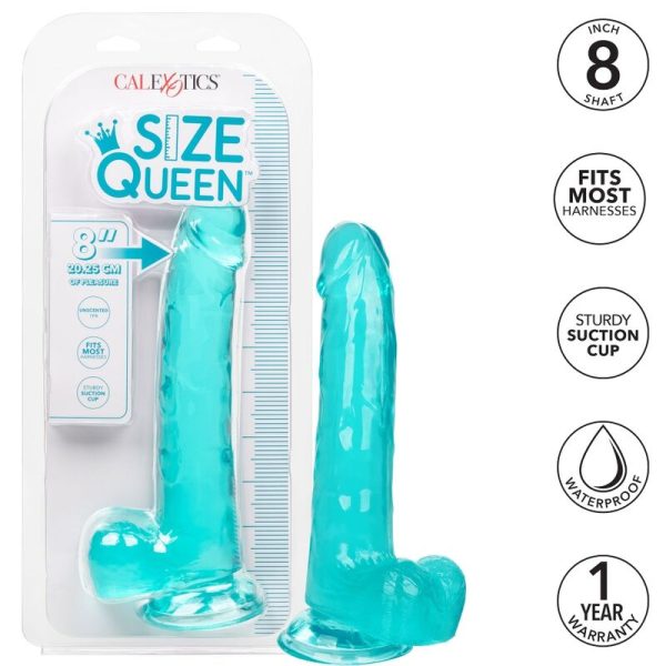 CALIFORNIA EXOTICS - GODE TAILLE REINE BLEU 20.3 CM - – Image 2