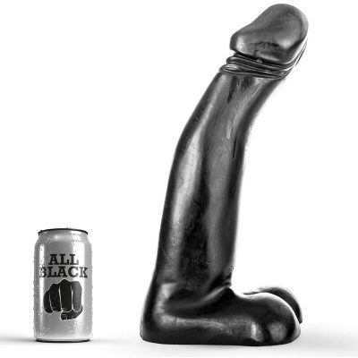 ALL BLACK - GODE FISTING RÉALISTE NOIR 29 CM -