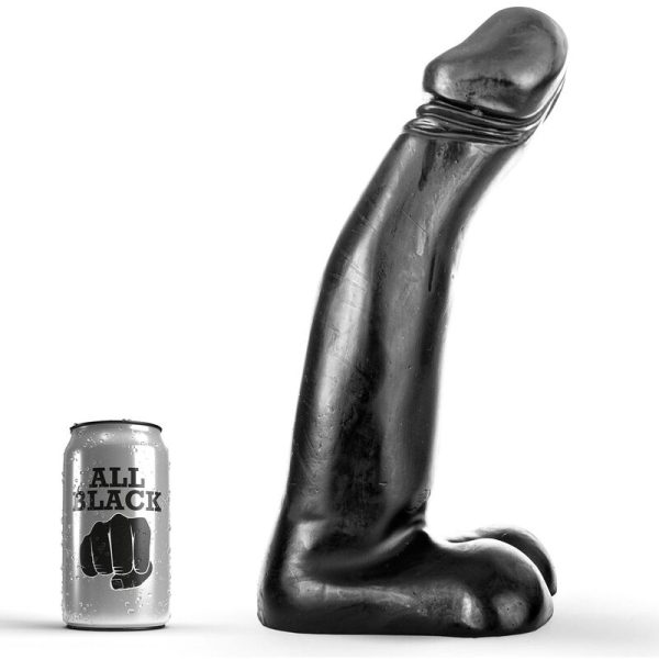 ALL BLACK - GODE FISTING RÉALISTE NOIR 29 CM -