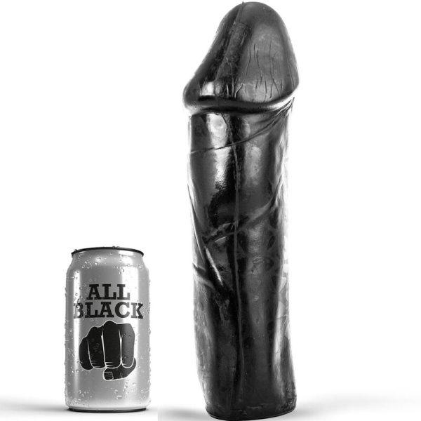 ALL BLACK - DONG 28 CM SANS TESTICULES -