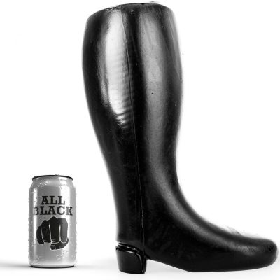 ALL BLACK - BOTTE DE FISTING SOUPLE GÉANTE 31 CM -