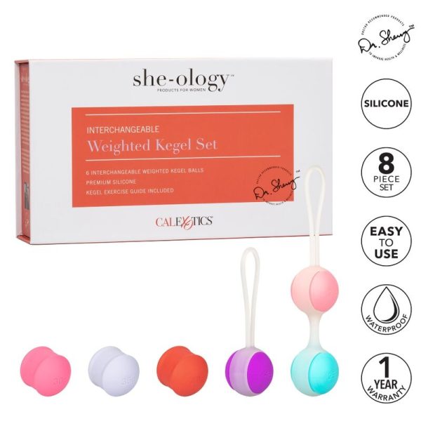 CALIFORNIA EXOTICS - ELLE-OLOGIE ENSEMBLE BOLAS KEGEL INTERCAMBIABLES - – Image 6