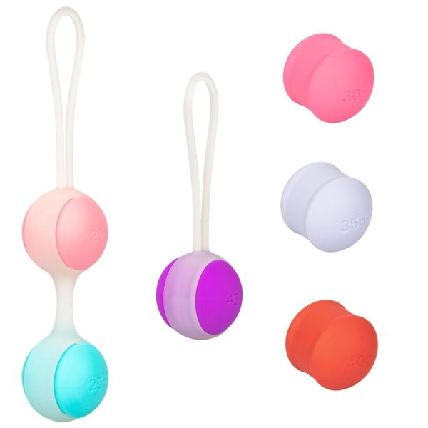 CALIFORNIA EXOTICS - ELLE-OLOGIE ENSEMBLE BOLAS KEGEL INTERCAMBIABLES -