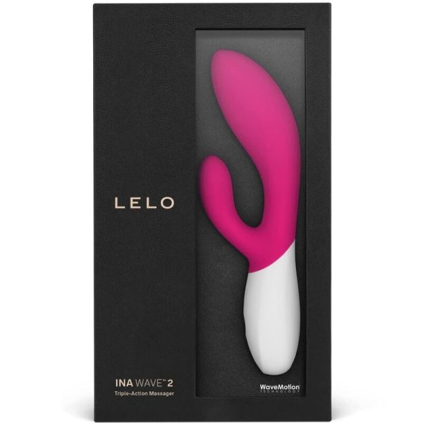 LELO - INA WAVE 2 VBRADOR LUXE MOUVEMENT SPÉCIAL CERISE - – Image 4