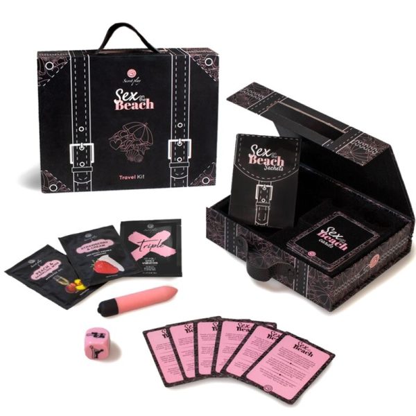 SECRETPLAY - KIT DE VOYAGE SEXE SUR LA PLAGE (ES/EN/DE/FR/NL/PT) - – Image 2