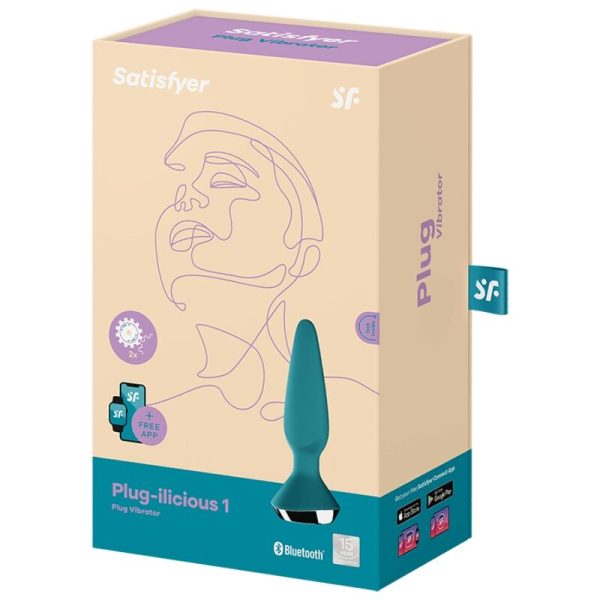 SATISFYER - VIBRATEUR PLUG ILICIOUS 1 PLUG VERT - – Image 5