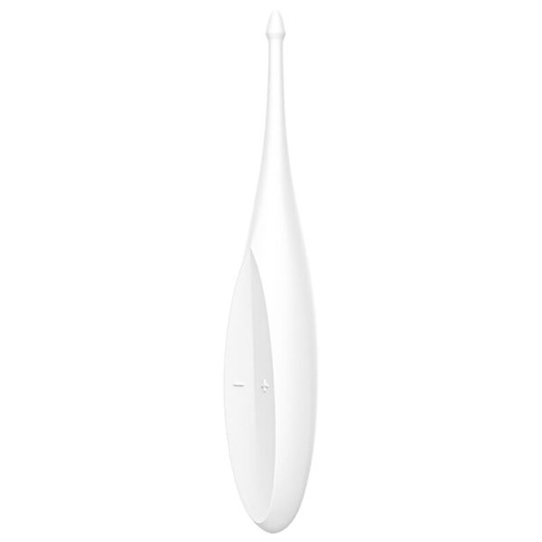 SATISFYER - VIBRATEUR TWIRLING FUN TIP BLANC -