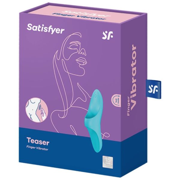 SATISFYER - VIBRATEUR  DOIGTS TEASER LUMIÈRE BLEUE - – Image 5