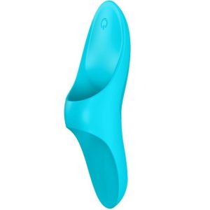 SATISFYER - VIBRATEUR  DOIGTS TEASER LUMIÈRE BLEUE -