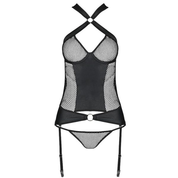 PASSION - AMANDA CORSET CUIR ÉCOLOGIQUE L/XL - – Image 4