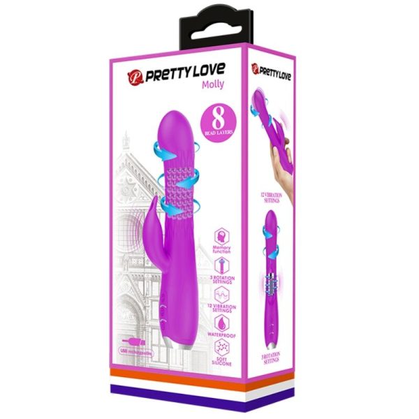 PRETTY LOVE - VIBRATEUR MOLLY AVEC ROTATION RECHARGEABLE - – Image 7