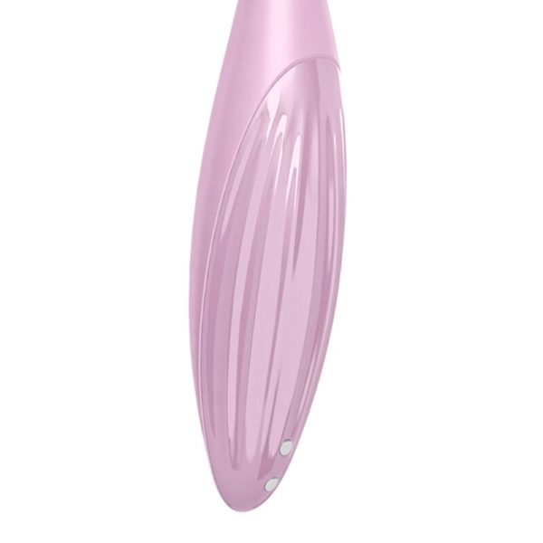 SATISFYER - VIBRATEUR  POINTE DE CLIT TWIRLING JOY ROSE - – Image 3