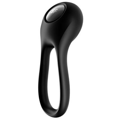 SATISFYER - VIBRATEUR  ANNEAU MAJESTIC DUO NOIR -
