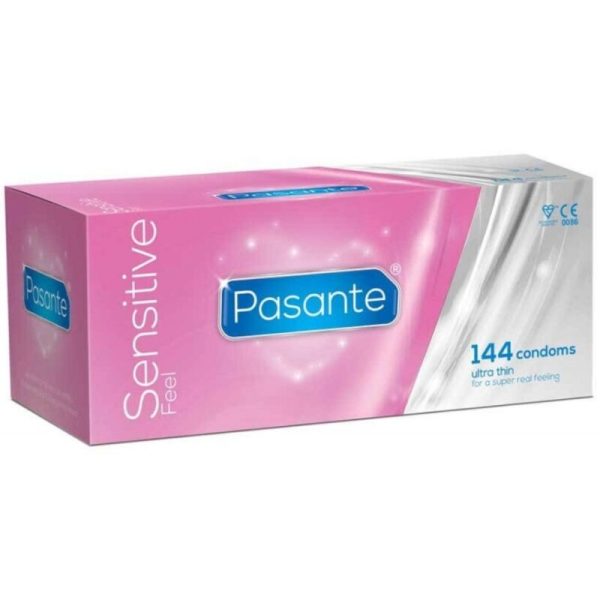 PASANTE - PRÉSERVATIFS ULTRAFINS SENSIBLES 144 UNITÉS -