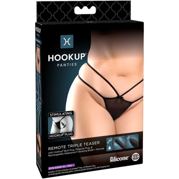 HOOK UP PANTIES - REMOTE TRIPLE TEASER -