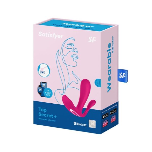 SATISFYER - VIBRATEUR TOP SECRET + ROSE - – Image 3