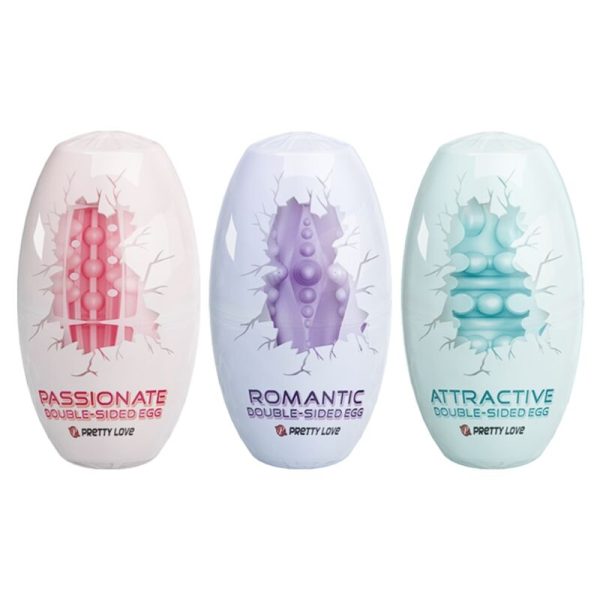PRETTY LOVE - OEUF MASTURBATEUR DOUBLE FACE 15 UNITÉS - – Image 2